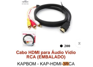 CABO HDMI+3RCA