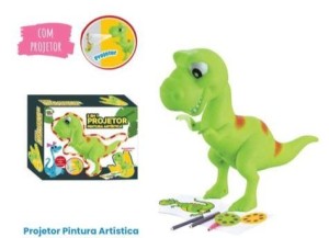PROJETOR PARA DESENHO INFANTIL DINOSSAURO