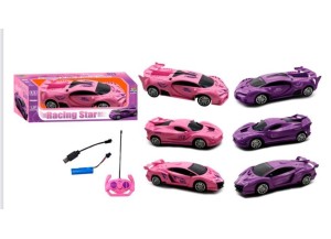 CARRO FEMININO CONTROLE RECARREGAVEL 7006