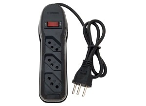 FILTRO DE LINHA 3 TOMADAS