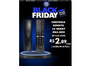KIT 10 PÇS 8035 LG SMART NETFLIX/AMAZON (COMPATIVEL) 8035